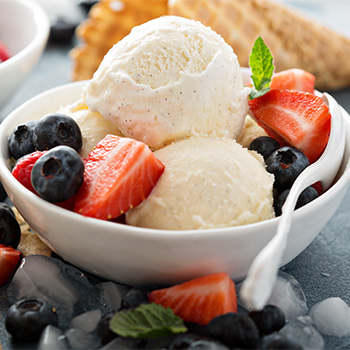 自家製アイスクリーム