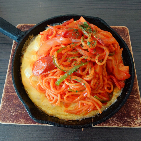 鉄板焼きナポリタン