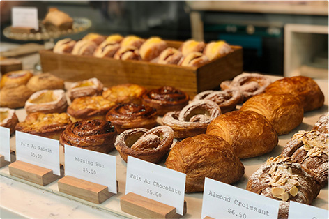 パンが並んでいる写真